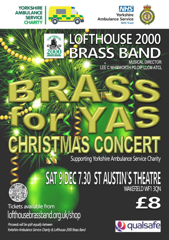 Christmas Brass for YAS Concert 2023 - Head to our Shop for tickets! (link at top of page)
